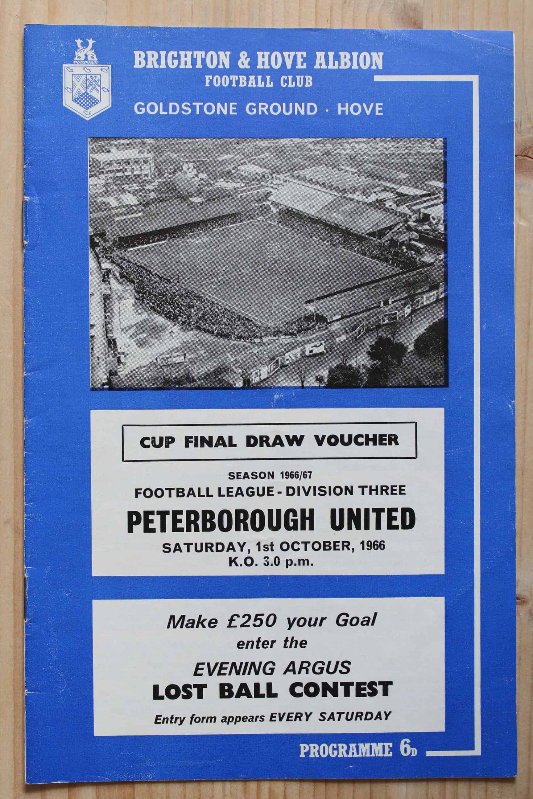 Brighton & Hove Albion FC v Peterborough United FC